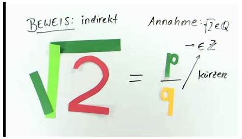 Ist die Wurzel aus 2 irrational? (****) » Rätsel mit Lösung!