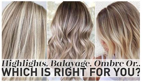 Dimensional Blonde Vs Balayage Deep Root Ombre