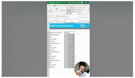 Como Aumentar e Diminuir Casas Decimais no Excel - Ninja do Excel