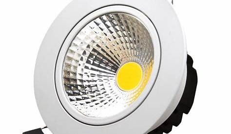 Dimmable Led Downlights India AT9012 Round 13W LED Downlight Silver Frame / Tri