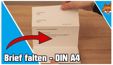 Normfaltung nach DIN824:81 | Mein Blog