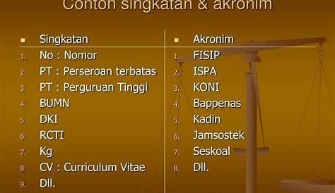 Daftar singkatan panduan by MESUJI Mandiri - Issuu