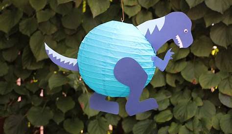 Dinosaurier Laterne mit Kindern basteln | mini-presents Blog