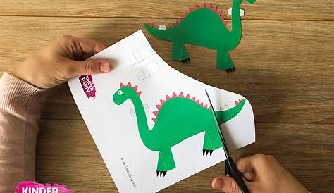 Dinosaurier basteln - Kinderspiele-Welt.de