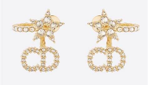 Dior- Clair D Lune earrings in gold tone, Women's Fashion, Jewelry