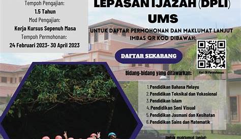 Sertai Program Diploma Pendidikan Lepasan Ijazah (DPLI) dan Capai Cita