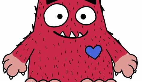 FREE Directed Drawing: Love Monster {Made by Creative Clips Clipart