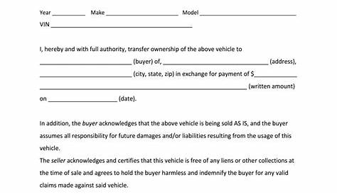 Dirt Bike Bill of Sale Form Fill Out and Sign Printable PDF Template