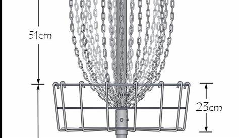 Official Disc Golf Basket Dimensions (Height +Chain Specs) - Disc Golf
