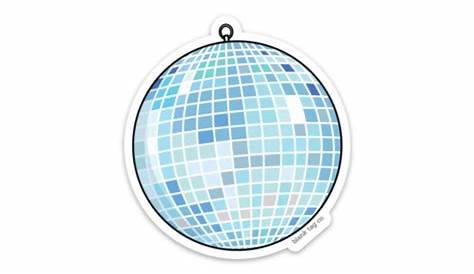 Bola Disco Dibujo The Disco Ball Sticker en 2020 Bola de disco