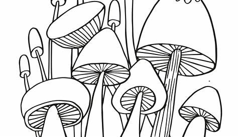 30 Disegni di Funghi da Colorare | PianetaBambini.it