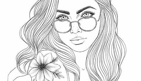 Disegno Ragazza Da Colorare | Migliori Pagine da Colorare Gratis per