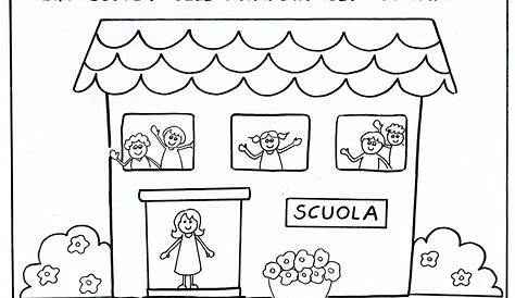 Accoglienza scuola infanzia Fiore da colorare - Disegni da colorare