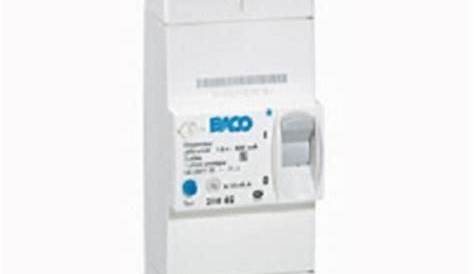 Disjoncteur de branchement EDF Baco Différenciel 500 MA