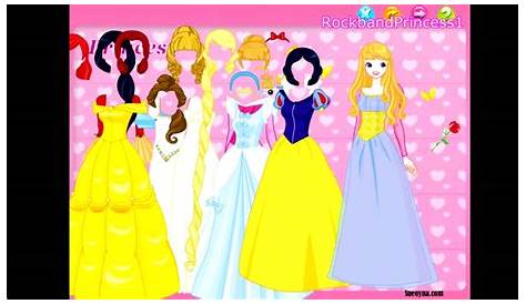 Erika's Site: Disney Princess Dressup