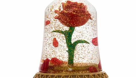 Disney Store Enchanted Rose Bell Jar Beauty And The Beast Inspired