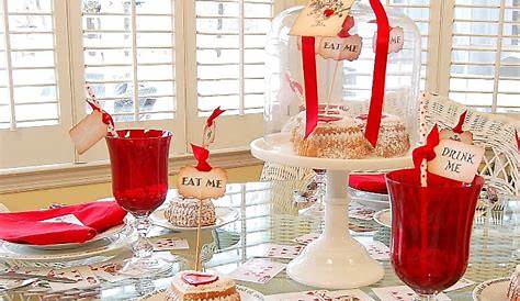 Disney Valentines Tea Table Setting Day Party Set With Some Of My Favorite Ware