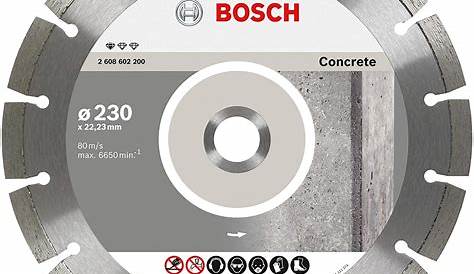 Disque Diamant 230 Bosch Best For CONRETE mm