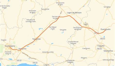 Mapas: ¿Cómo llegar de León, Gto a Guadalajara, Jal? - YouTube