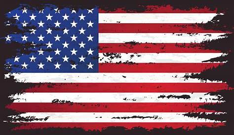 Distressed american national flag Royalty Free Vector Image