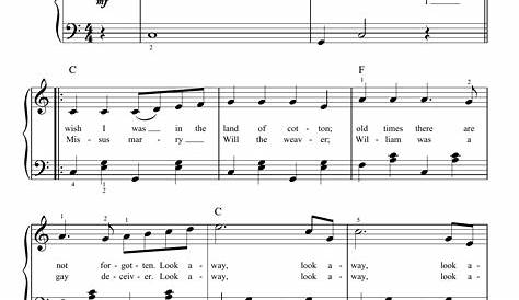 Dixie Song Sheet Music