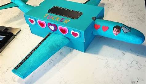 Diy Airplane Valentine Holder Pin On A Mom's Take Blog