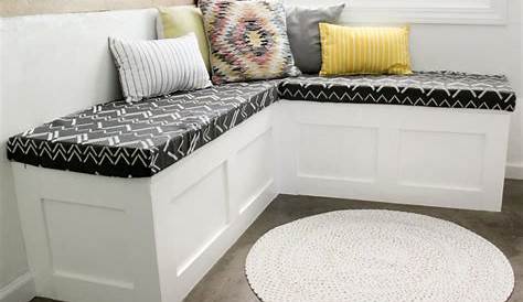 Diy Banquette Seating With Storage Design For Compact And Fashionable