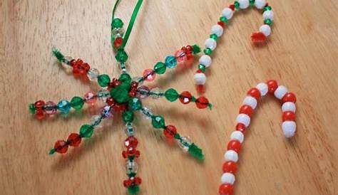 Diy Christmas Ornaments Made With Beads