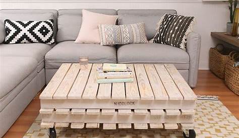 Diy Coffee Table From Pallets