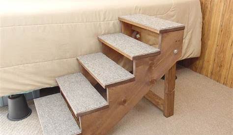 Diy Dog Bed Steps 18 38 Tall Wood Stairs Handmade Folding Pet