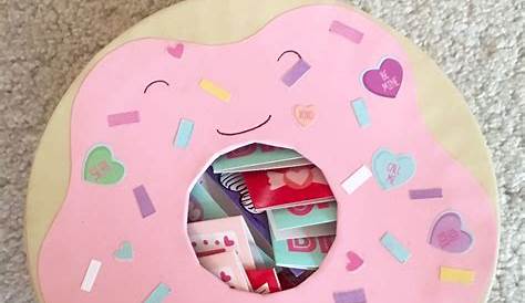 Diy Donut Valentine Box 's Gift Inspiration Youtube