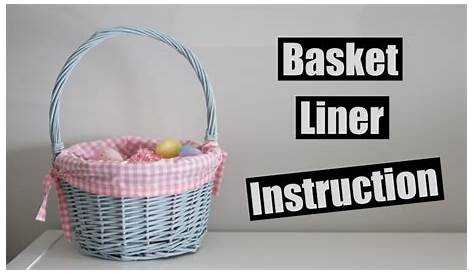 Diy Easter Basket Liner No Sew Tutorial Tutorial