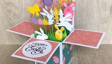 Diy Easter Pop Up Cards Bunny Card Cute Craft For Kids With Free Printable