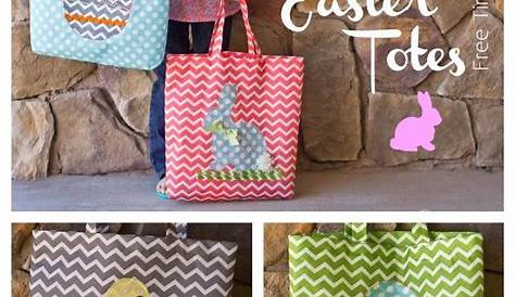 Diy Easter Tote Personalized Adorable Bunny Spring Etsy