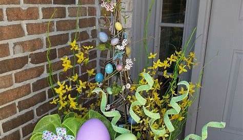Diy Front Porch Outdoor Easter Decorations My All Decked Out For Worthing Court