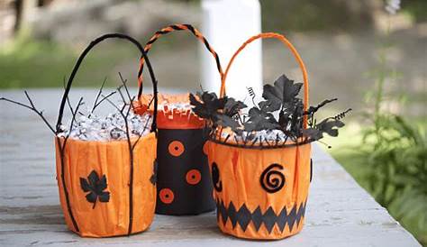 Diy Halloween Bucket Decorations