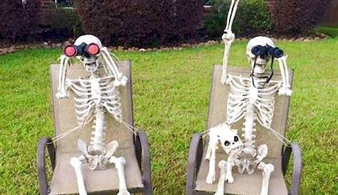 Diy Halloween Skeleton Decorations Outdoor
