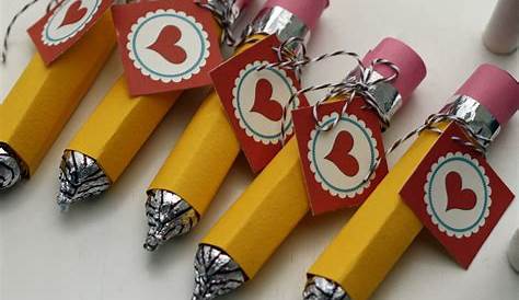 Diy Hershey Kisses Pencil Valentine ® Chocolates Filled Felt Fortune Cookies Tutorial