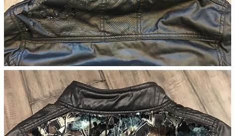 Diy Leather Jacket Repair How To A By Hand 6 Steps Instructables