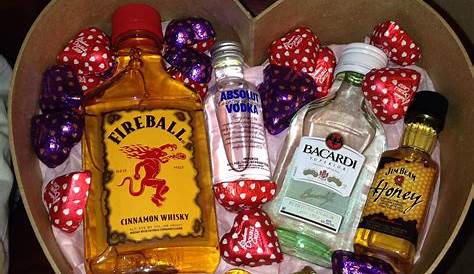 Diy Men Valentine Day Alcohol Gift Box 's For Him Pretend To Give Him A Of Chocolates