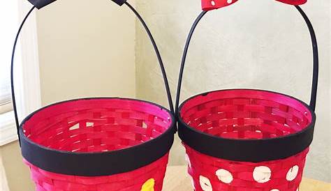 Diy Mickey Mouse Easter Basket Gift Set Egg Stuffers