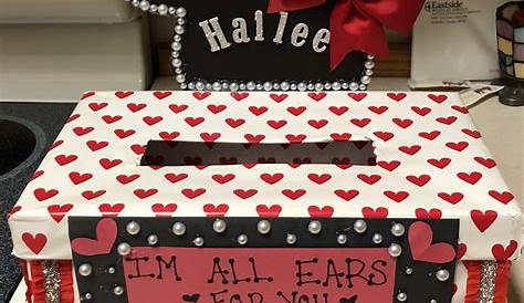 Diy Minnie Mouse Valentines Box For A Bday Gift Valentine Card Valentine School