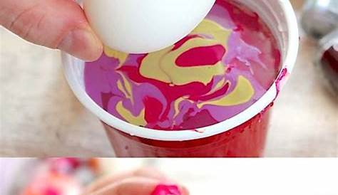 Diy Nail Polish Dipping Easter Eggs Instead Of Try Rolling Them In Coloured Shaving