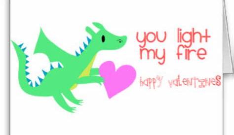 Diy Nice Dragon Valentine Cards For Kids Photo Personalized Etsy Custom