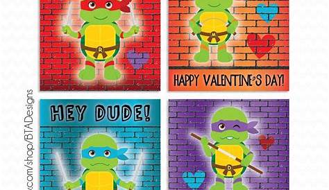Diy Ninja Turtle Valentines Valentine Box Party Valentine Crafts