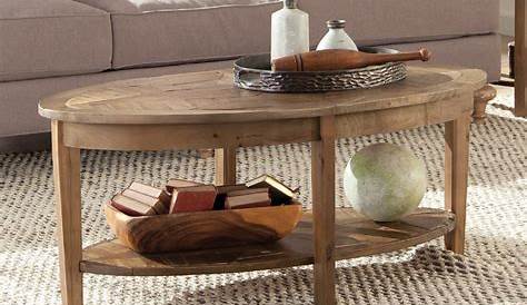 Diy Oval Coffee Table Wood