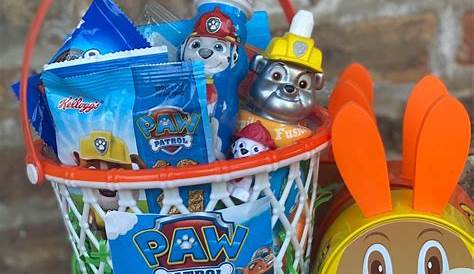 Diy Paw Patrol Easter Basket Made From Dollar Tree Pre Ideas For Preschoolers Kids & Teens