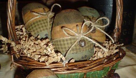 Diy Primitive Easter Eggs Crafts Pattern Bowl Fillers