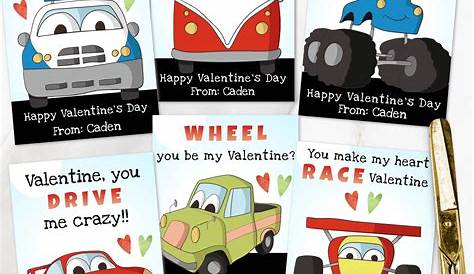 Diy Race Car Valentines Handmade Inspired Valentine's Day Ds For A Obsessed Kid