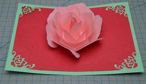 Diy Rose Pop Up Valentines Day Cards Hearts Valentine's Card 7 Steps With Pictures